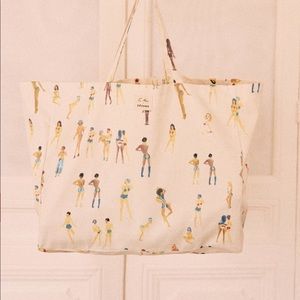 BNWOT Sezane maxi tote sex bomb